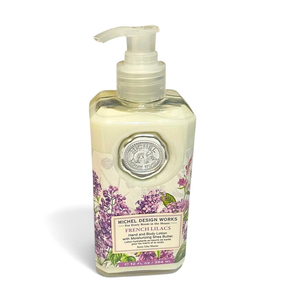 Michel Design Works French Lilacs Hand and Body Lotion 12 oz. Pump NEW